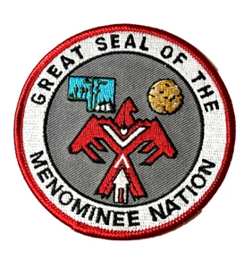 GREAT SEAL OF THE MENOMINEE NATION PATCH (NC2) - Bild 1 von 2