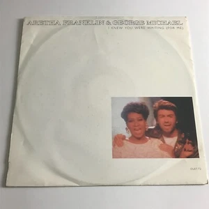 Aretha Franklin & George Michael - I Knew You Were Waiting 12" Record VG+ - Picture 1 of 4