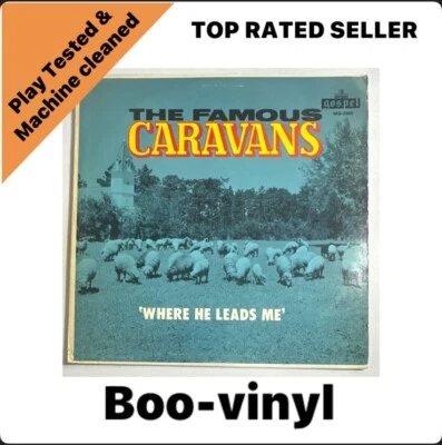 The Famous Caravans* - Where He Leads Me Funk Soul Gospel LP Vinyl Record  - Bild 1 von 4