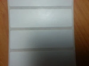 Thermal Printer Labels,White Polyester, 2.75"x0.8125", 3000/roll, 3" core,1 roll - Picture 1 of 2