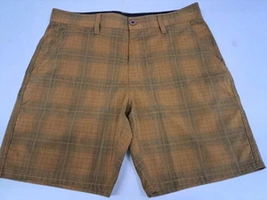 Brixton Mens Choice Standard Fit Chino Plaid Shorts Size 31 #7088 - Picture 1 of 9