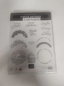 Stampin' Up Circle Sayings Stamp Set Only - Picture 1 of 5