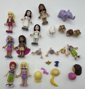 Konvolut 8 Freundinnen Minifiguren mit Zubehör und Haustieren - Bild 1 von 5