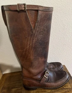 Gokey schlangensichere Stiefel Gro-Cord Jagd 18" hoch braun Leder Größe 10 D KingB - Bild 1 von 17