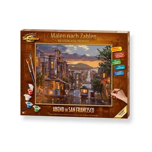 Malen nach Zahlen - Abendstimmung in San Francisco - Bild 1 von 1
