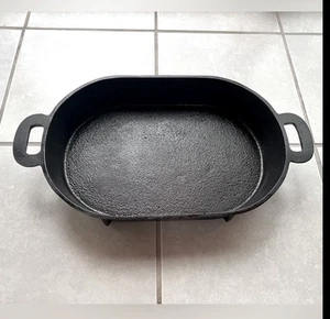 Columbus Ironworks CS-7 Cast Iron Grill Pan Fish Fryer 1940-1950 - Picture 1 of 3