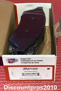 Juego de pastillas de freno de disco delanteras Carquest NAD1422 Cadillac SRX Saab 9-4X 2010-2016 - Imagen 1 de 1