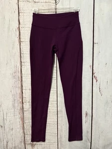Beyond Yoga Caught In The Midi Logo Ankle Leggings Burgundy Größe Small - Bild 1 von 11