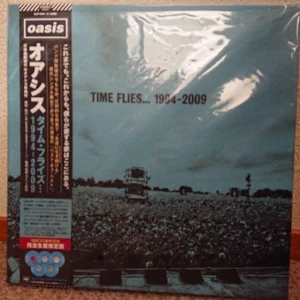 Oasis Time Flies 1994-2009 Limited Sky Blue Colored Vinyl 5LP Record Japan new - Imagen 1 de 2