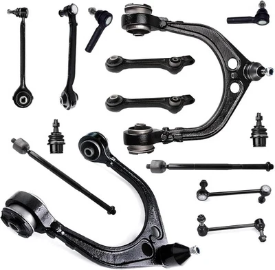 Brazos de control delanteros de 14 piezas barras de amarre para Dodge Charger Challenger 300 2011-2017 tracción trasera Foto 1 de 4