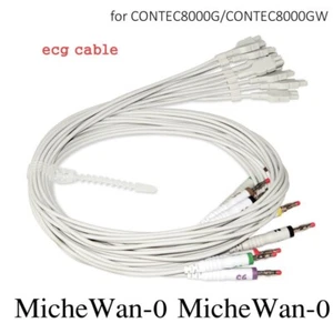 ECG workstation split lead cable, 4.0 banana plug for CONTEC ECG Workstation - Picture 1 of 2