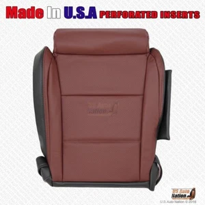 2016 2017 For Lexus GS350 Luxury Driver Bottom Perforated Leather Seat Cover Red - Picture 1 of 9
