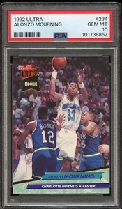 1992 Ultra Basketball #234 Alonzo Mourning PSA 10 - Bild 1 von 2