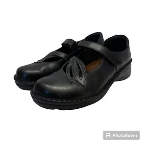 Zapatos de cuña baja de cuero Naot Mary Jane de cuero negro punta redonda para mujer EU39 US 8 - Imagen 1 de 8