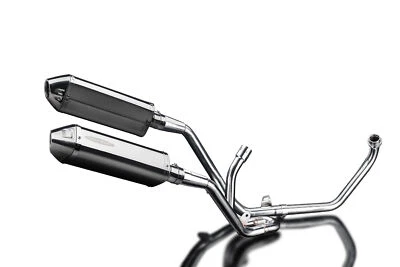 Silenciadores de escape Tri-Oval 13" 98-02 completo inoxidable 2-2 Suzuki SV650 Delkevic 98-02 Foto 1 de 3