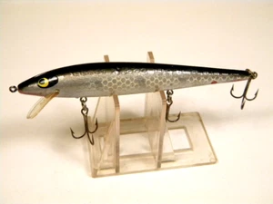 Señuelo vintage Smithwick Rattlin Rogue escala plateada costilla 4 1/2" sonajero crankbait - Imagen 1 de 3