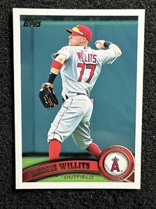 Reggie Willits #559 2011 Topps cantidad de béisbol Los Angeles Angels - Imagen 1 de 3