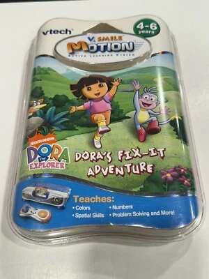 Vtech V.Smile Motion Dora’s Fix-it Adventure Game New CS1 - Image 1 of 2