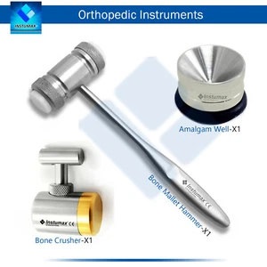 Surgical Mallet Hammer Bone Graft Amalgam Well Bone Crushing Mill Implant Tools - Picture 1 of 10