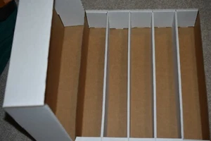 1 NEW Storage Cardboard Box For Baseball Or Sports Trading Card HOLDS 5000 CARDS - Picture 1 of 4