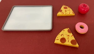 Battat ❤ Our Generation ❤ OG Doll Accessories - Tray with Pizza, Apple & Donut - Picture 1 of 4