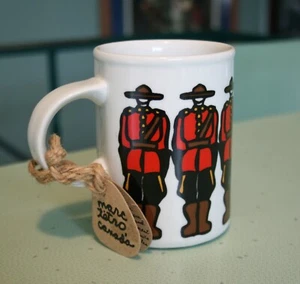 Mark Tetro Royal Canadian Mounties Danesko Canada 10 oz Mug NEW w/ Tag - Picture 1 of 6