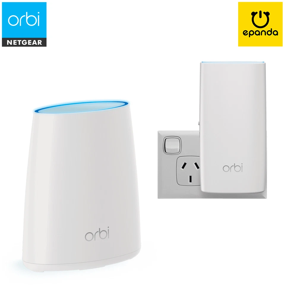 Netgear Orbi Tri-Band Mesh WiFi Router AC2200 System RBK30 2.2Gbps RBK30-100AUS - Image 1 of 4