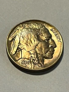 1930-P Buffalo Nickel AU+ #17273 - Picture 1 of 2