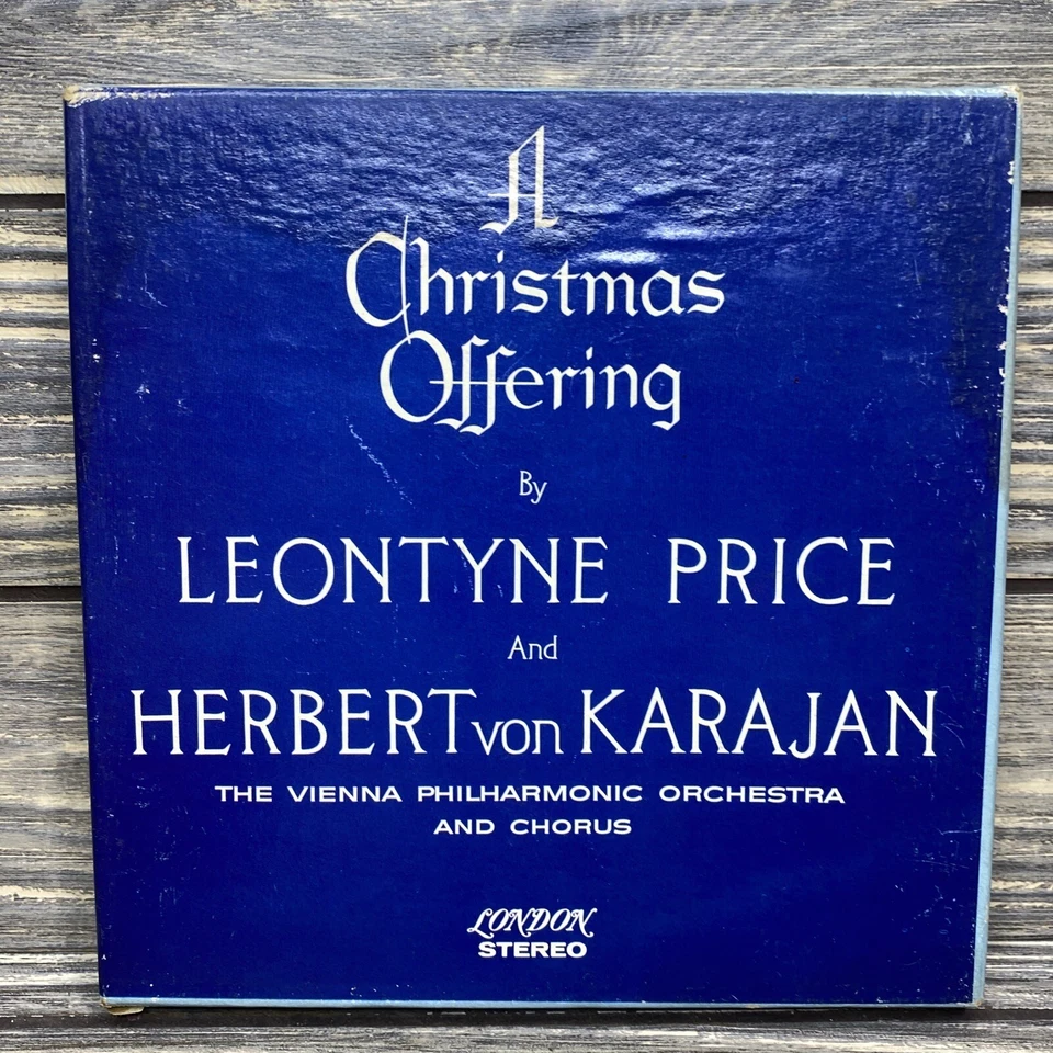 Vtg London Records A Christmas Offering Leontyne Price Stereophonic Tape - Image 1 of 4