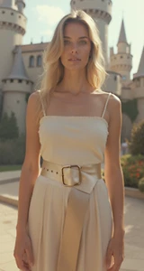 Women Gold Color Extra Long Wide Waistband Fashion Belt Hip High Waist Fit XS S - Picture 1 of 24