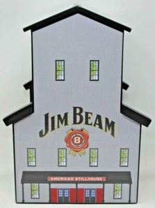 Jim Beam Ciervo Rojo La Casa Que Jim Whisky Publicidad Vitrina Granero NUEVO - Imagen 1 de 2