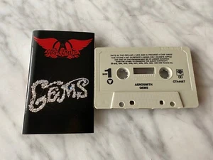Aerosmith Gems CASSETTE Tape 1988 Columbia PCT-44487 Steven Tyler, Mama Kin RARE - Picture 1 of 3