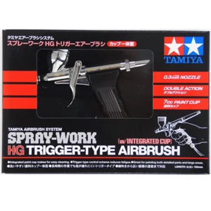 Tamiya 74540 SPRAY-WORK HG TRIGGER-TYPE AIRBRUSH (w/INTEGRATED CUP) - Foto 1 di 3