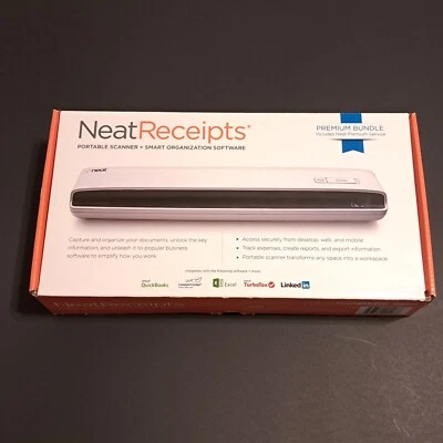Neat Receipts NM-1000 Digital Portable Scanner Premium Bundle used with box - Image 1 of 4