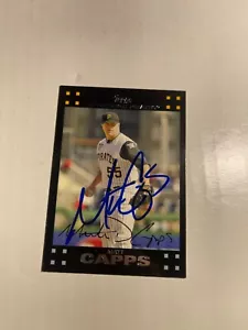 Pittsburgh Pirates MATT CAPPS Signed Card - Picture 1 of 1