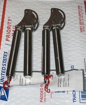 (2) ROSLE Stainless Steel Mincing Garlic Ginger Press with Scraper 9” #12895 NEW - Image 1 of 2