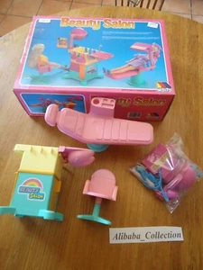 LOT BARBIE Beauty salon molto no Mattel BOITE ENFANT Jeux jouet vintage beauté - Picture 1 of 7