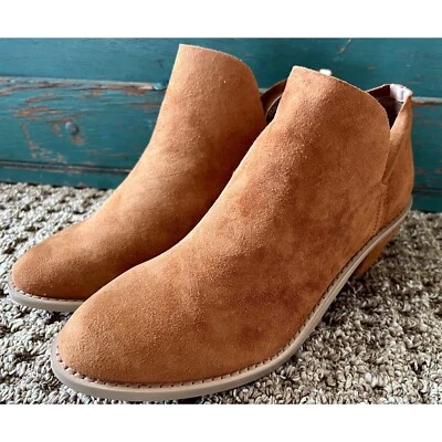 Nuevo en caja Nuevo $138 Kelsi Dagger Kenmare Gamuza Marrón Miel Gamuza Botines Botines Botines 7 Foto 1 de 4