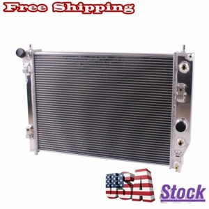 Radiador de aluminio de 4 filas para Chevrolet Corvette C6 2005-2013 6,0 L 6,2 L 7,0 L V8 gasolina - Imagen 1 de 12
