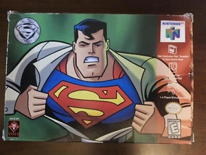 Superman 64 N64 Complete CIB - Greatest N64 Game Ever - No Comic - Picture 1 of 9