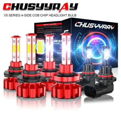 Combo de faros LED blancos + faros antiniebla para Lexus RX330 2004 2005 2006 Foto 1 de 4