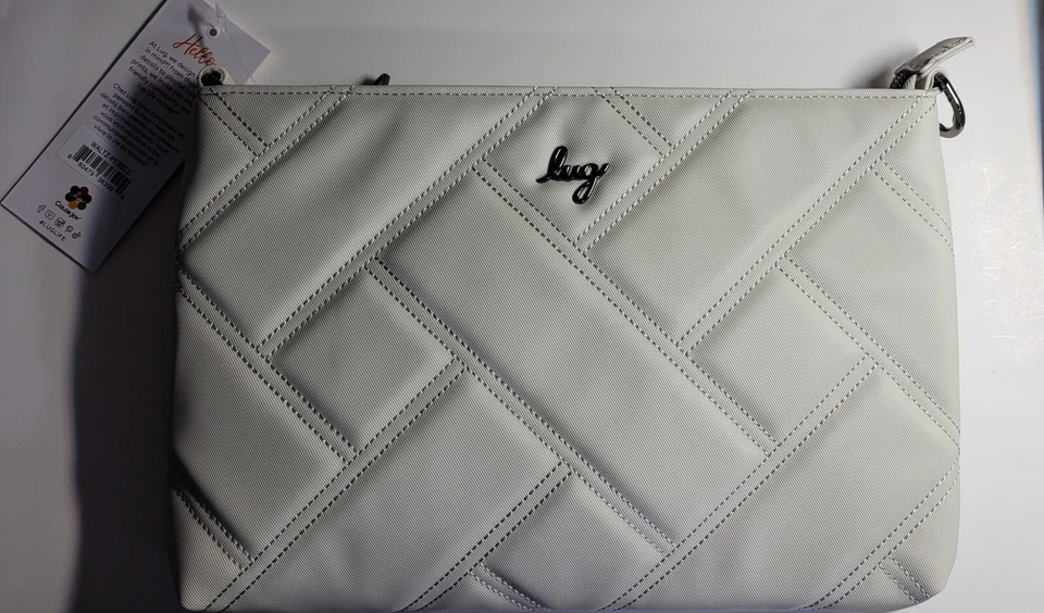 Bolso Bandolera "Waltz Satin Luxe VL, 3 Correas Incluidas," ~ Guijarro~ Nuevo con Etiquetas Foto 1 de 4