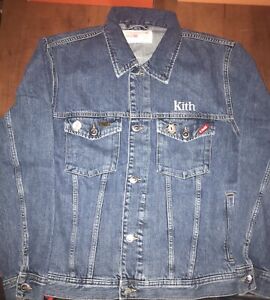 Kith X Coca-Cola Denim Jacket Men Size XS