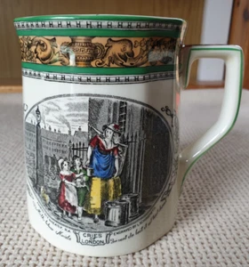 JARRA/TAZA VINTAGE ADAMS IRONSTONE " GRITOS DE LONDRES" - Imagen 1 de 4