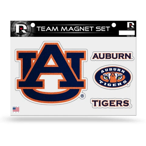 Auburn Tigers 3-piece Bling Team Magnet Set. Very Nice! Great Graphics. #944 Cover