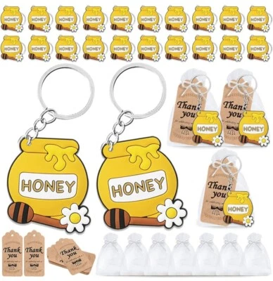 Honeypot Llaveros Fiesta Pack Decoraciones Invitados Boda Aniversario Bebé Niños Foto 1 de 4