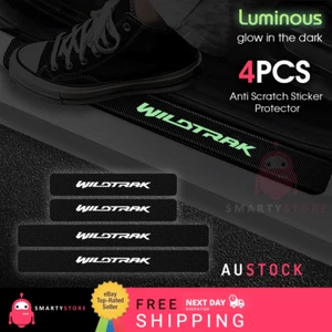 4 x Ford Ranger Wildtrak Door Sill Scuff Anti Scratch Sticker Protector Luminous - Bild 1 von 5