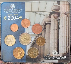 Griechenland Euro Kursmünzensatz (KMS) 2004 - Bild 1 von 2