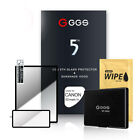 Ggs Glass Screen Protector + Sunshade Hood Set For Canon 5D