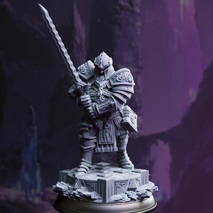 Kharmir der Chronist Zwerg Edelkämpfer Paladin Barbar Miniatur | D&D DnD - Bild 1 von 3
